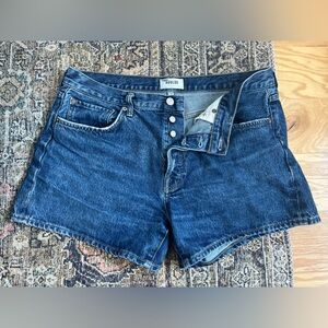 Agolde Dark Blue Parker Long shorts sz 31